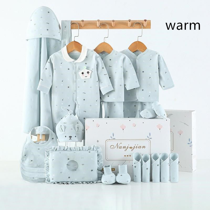 Babykleding Cadeauset – 100% Katoen, Voor Pasgeborenen (16 t/m 24 - delig) - Smart Simple