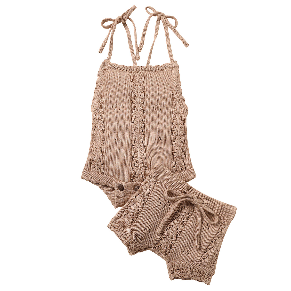 Annie & Charles® babykledingset van fijngebreid katoen - Smart Simple