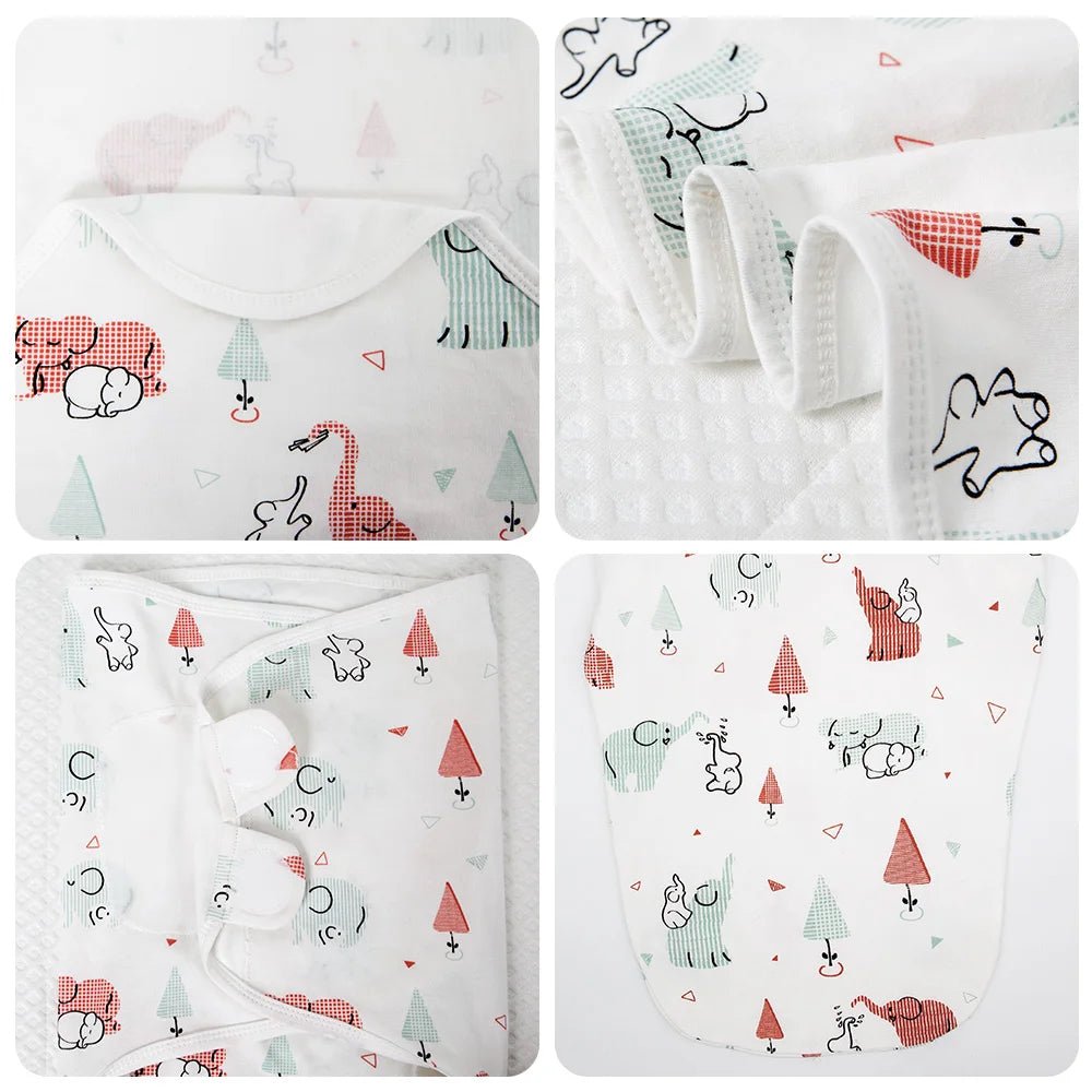 Newborn Zomerslaapzak Katoen – Dun Swaddle 0–6M (0.5 TOG)