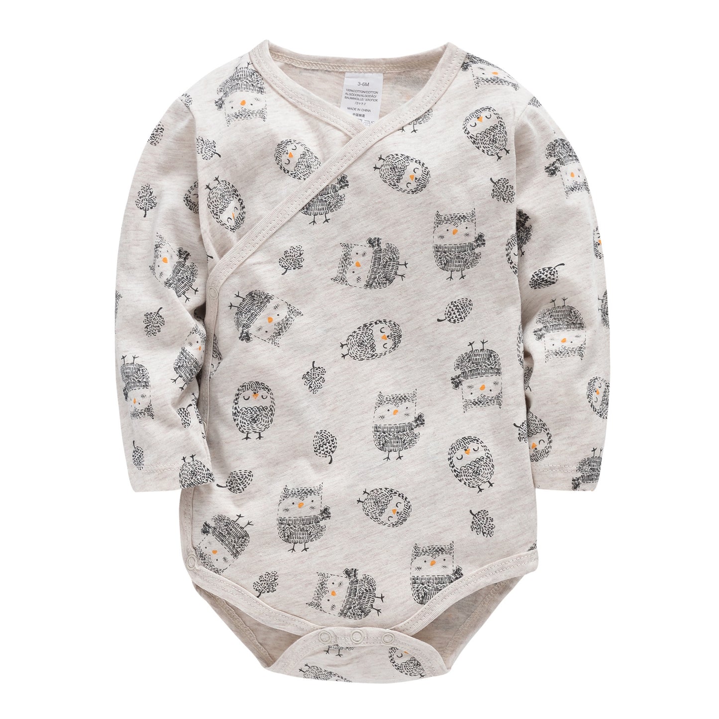 Katoenen Baby Romper met Drukknoopsluiting – Comfortabele Jumpsuit