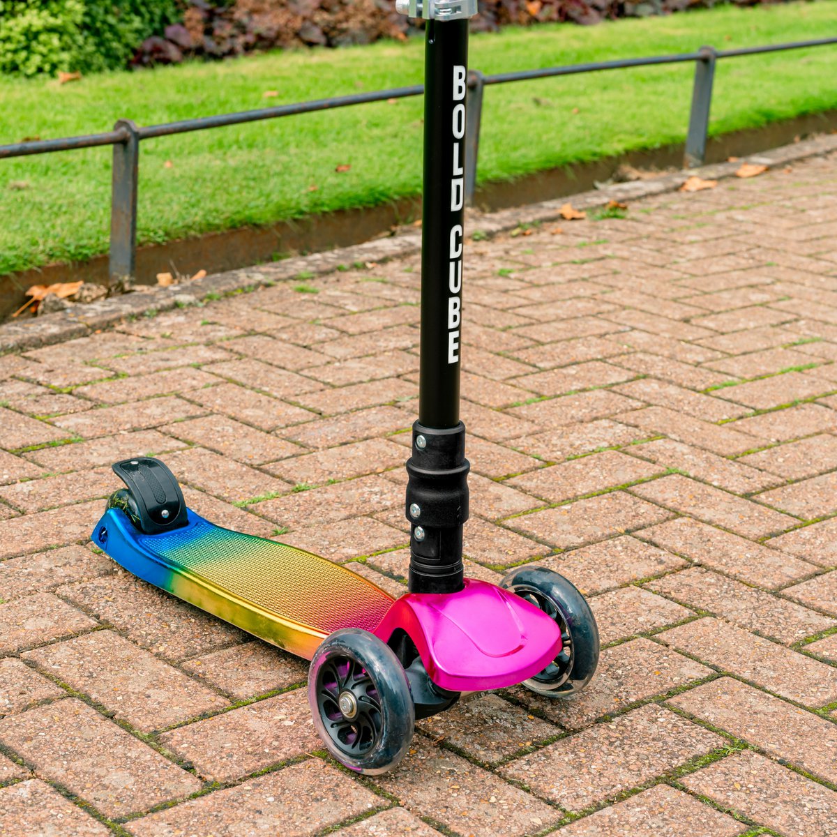 BOLDCUBE Kinderstep met 3 wielen - Candy Floss - voor jongens & meisjes van 5 -10 jaar