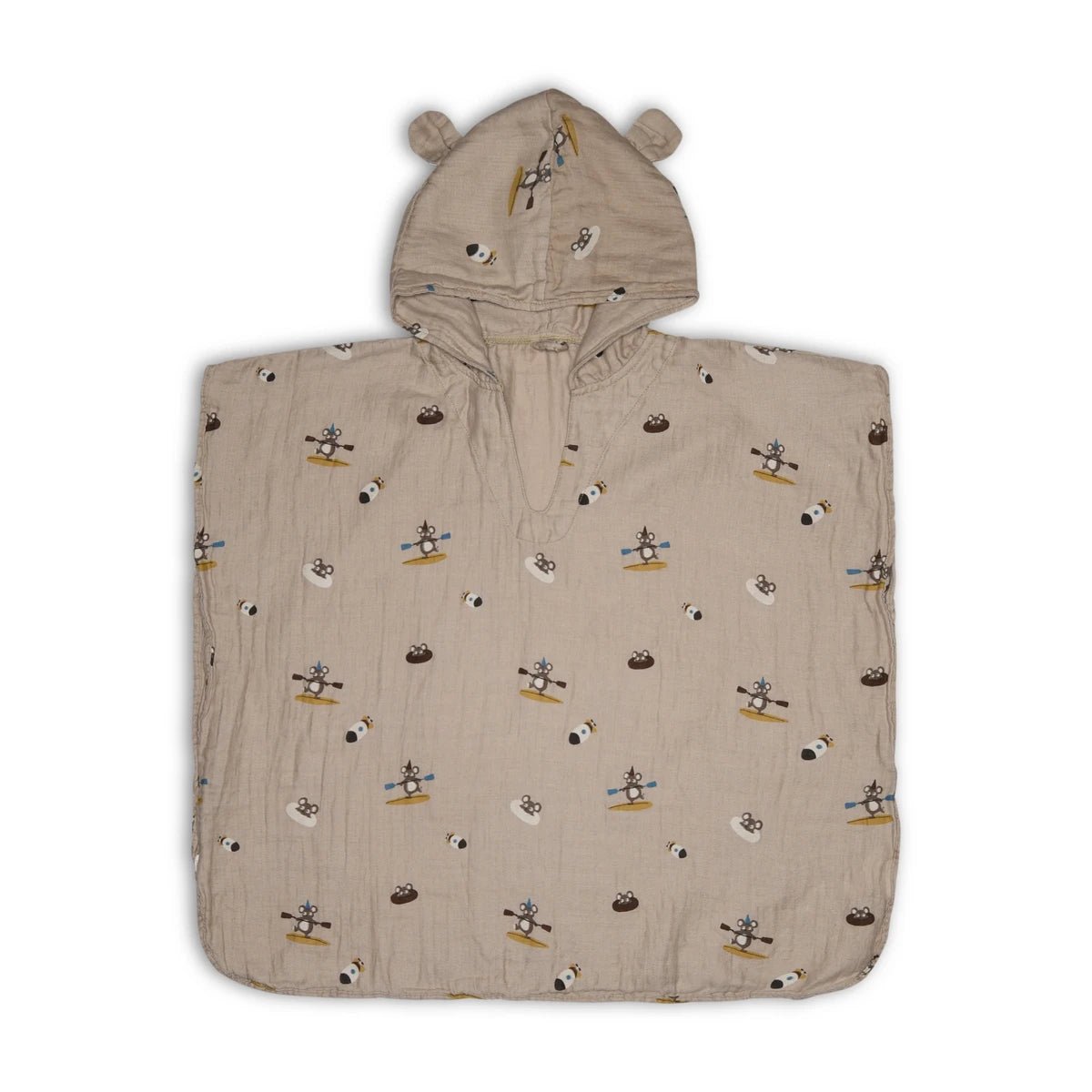 Flor poncho - beige surfer - Smart Simple