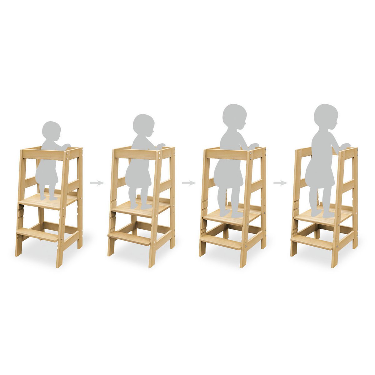 Leertoren 'Fino', onbehandeld - Smart Simple