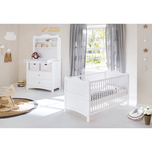 Startset 'Florentina' breed, incl. brede kast 3 delen: ledikant, brede commode incl. Brede kast - Smart Simple