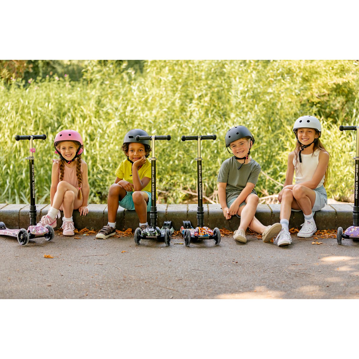 BOLDCUBE Kinderstep met 3 wielen - Unicorn Land - voor jongens & meisjes van 5 - 10 jaar