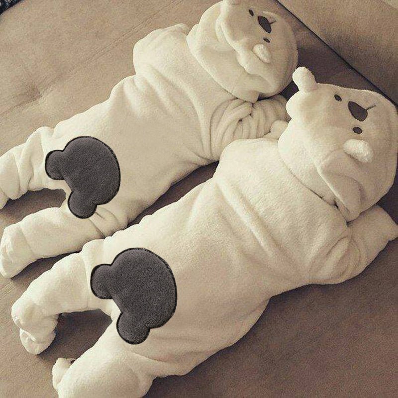 Baby Herfst Romper – Warm Éénstukje voor Buiten