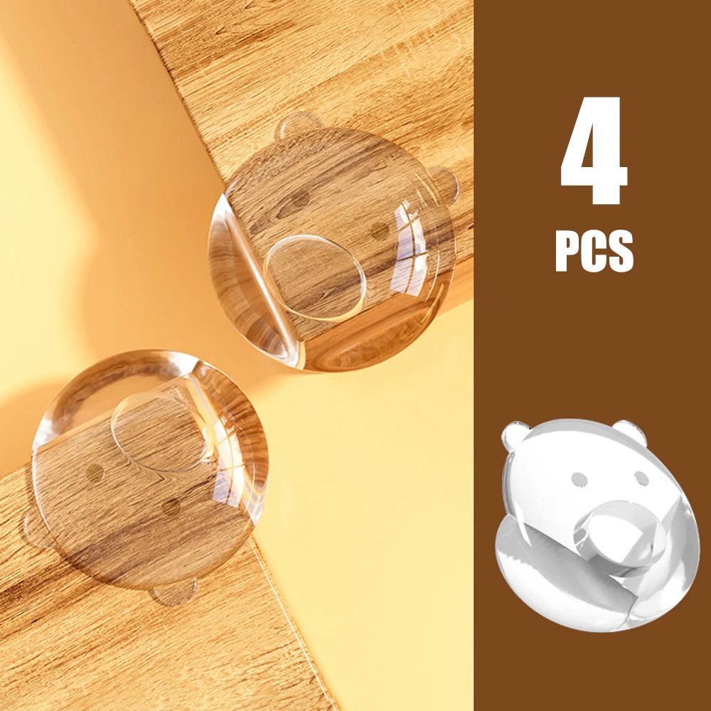 10PCS/4PCS Clear Anti - collision Coffee Table Furniture Corner Protectors Children's Soft Corner Sheathing Living Room Decor - Smart Simple
