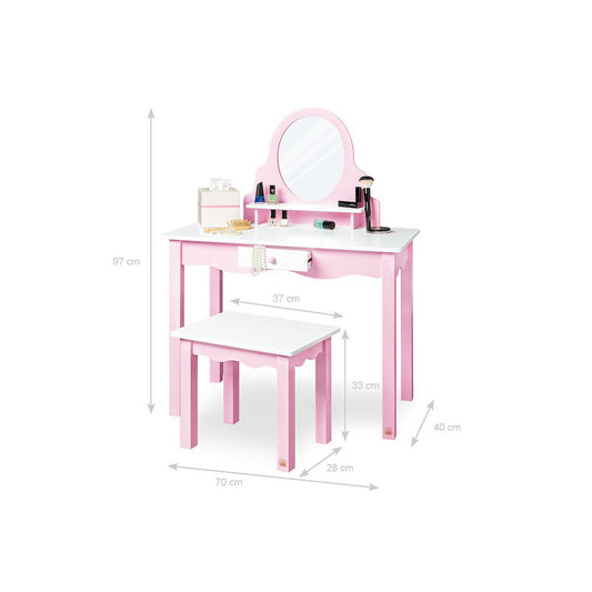 Kinderkaptafel 'Jasmin', incl. stoel - Smart Simple