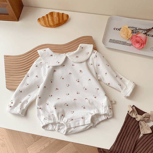 Annie & Charles® Babybody katoen met lange mouwen – Naomi collectie