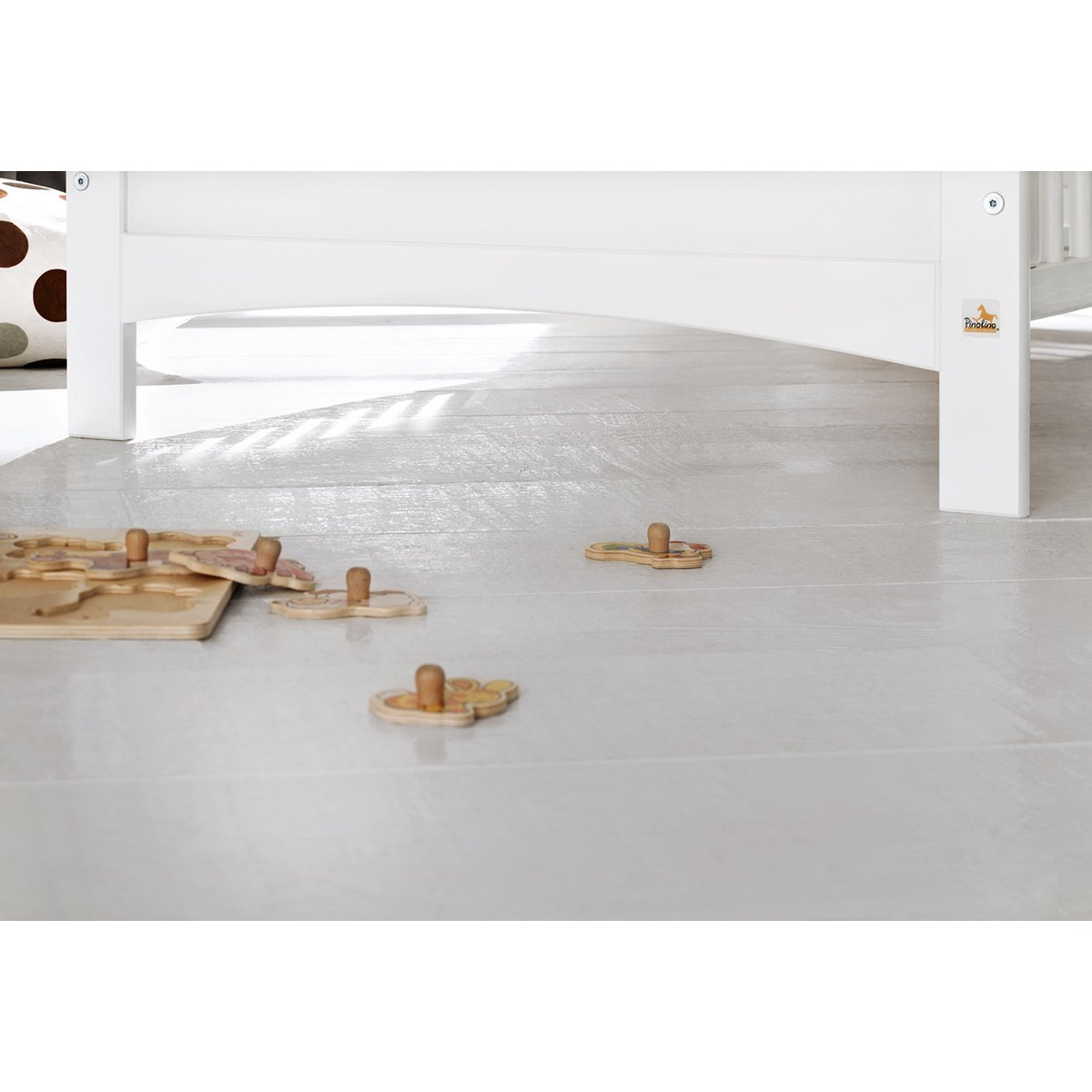 Kwekerij 'Florentina' breed groot 3 delen: ledikant, brede commode, grote kledingkast - Smart Simple