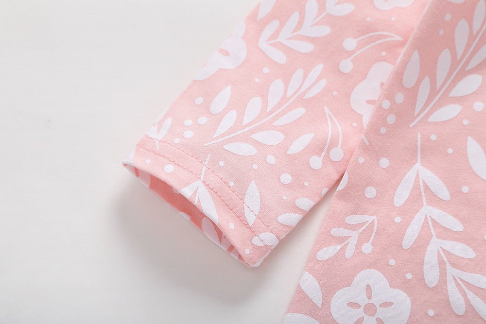 Roze Droom Romper – Comfortabele babypyjama met lange mouwen