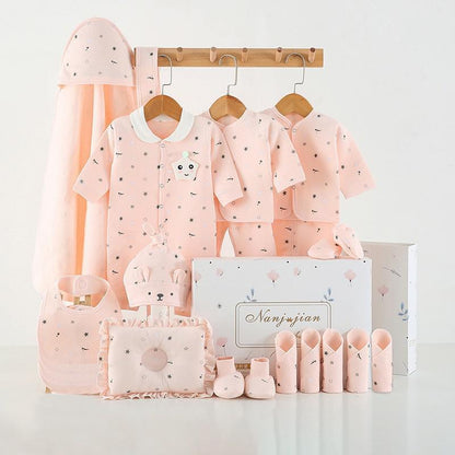 Babykleding Cadeauset – 100% Katoen, Voor Pasgeborenen (16 t/m 24 - delig) - Smart Simple