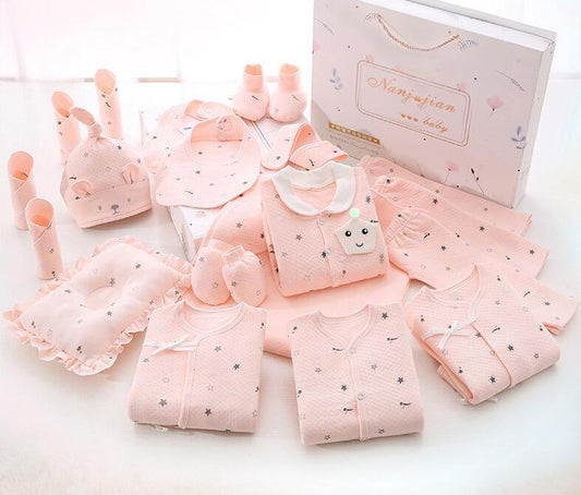 Babykleding Cadeauset – 100% Katoen, Voor Pasgeborenen (16 t/m 24 - delig) - Smart Simple
