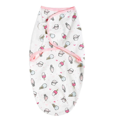 INSULAR New Summer Thick Swaddle 100% Cotton Newborn Infant Bags Wrapping Baby Sleep Sack Diaper Cocoon For Newborns Bags 1pc - Smart Simple