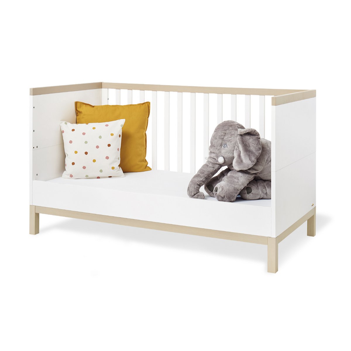 Kwekerij 'Light' breed groot 3 delen: ledikant, brede commode, grote kledingkast - Smart Simple