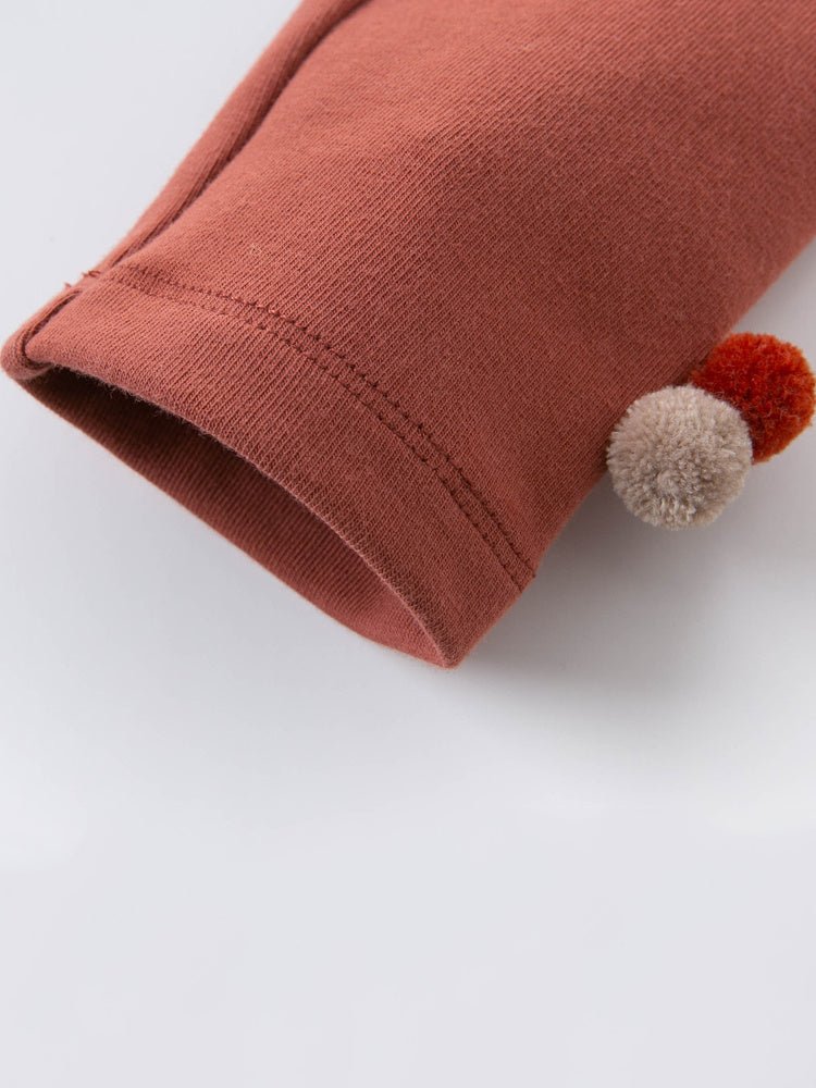 Baby meisjespak – Katoenen herfstset (twee-delig)