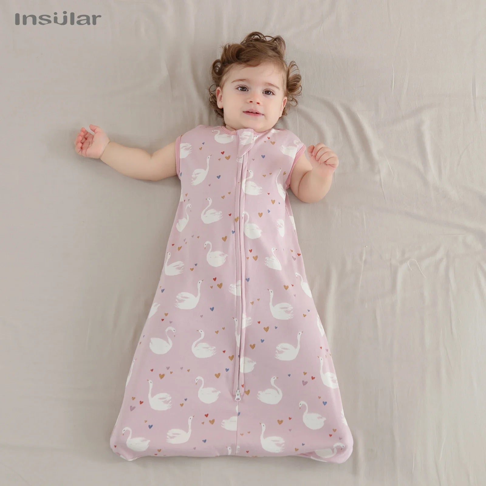 Sleeveless Vest Baby Sleeping Bag Cotton Thin Breathable Pajamas Anti - Kicking Cocoon for Newborn Envelope Sleep Sack Bedding - Smart Simple