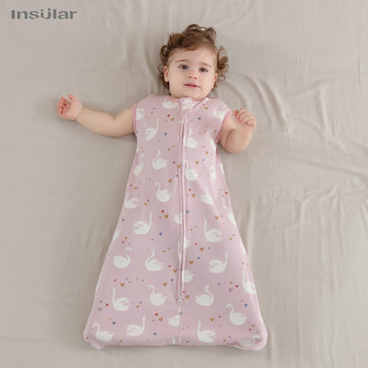Sleeveless Vest Baby Sleeping Bag Cotton Thin Breathable Pajamas Anti - Kicking Cocoon for Newborn Envelope Sleep Sack Bedding - Smart Simple