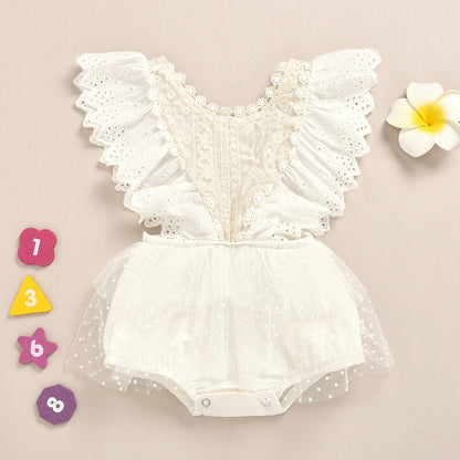 Kanten Baby Jumpsuit – Elegante Romper met Kantdetails