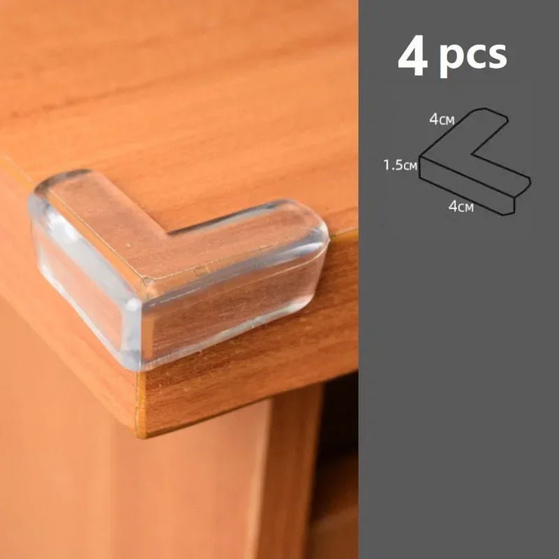 10PCS/4PCS Clear Anti - collision Coffee Table Furniture Corner Protectors Children's Soft Corner Sheathing Living Room Decor - Smart Simple