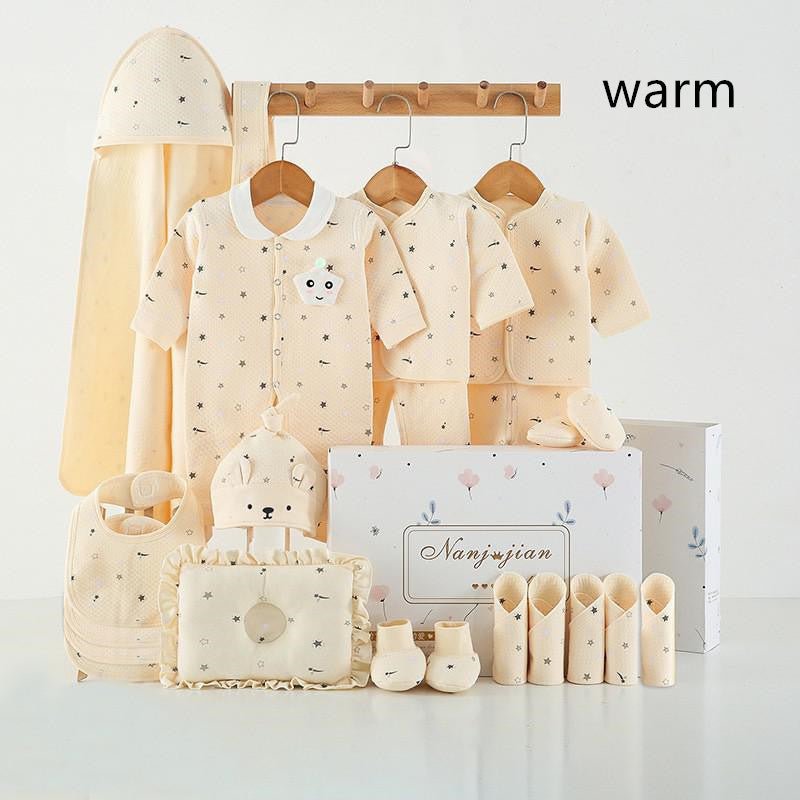 Babykleding Cadeauset – 100% Katoen, Voor Pasgeborenen (16 t/m 24 - delig) - Smart Simple