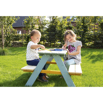 Kinderpicknickbank 'Nicki für 4', veelkleurig - Smart Simple