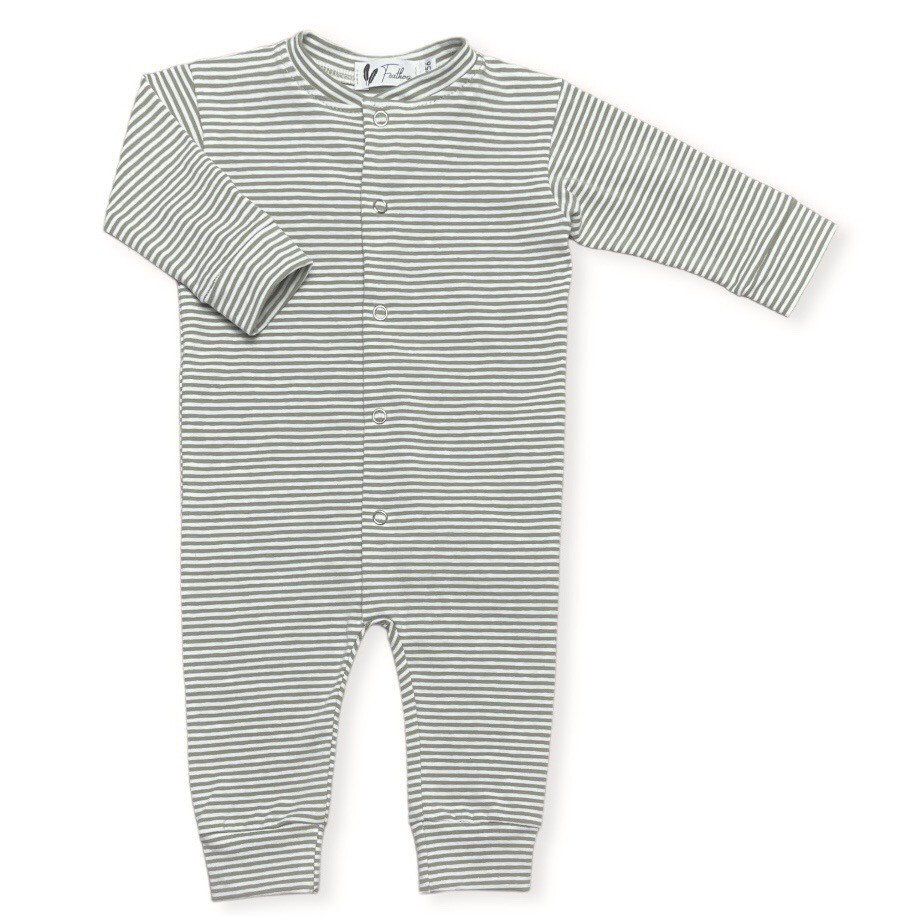 Boxpakje small stripes sage - Smart Simple