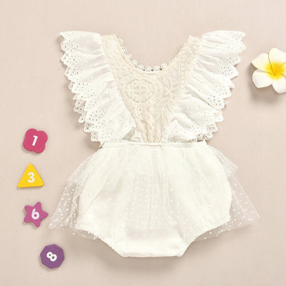 Kanten Baby Jumpsuit – Elegante Romper met Kantdetails