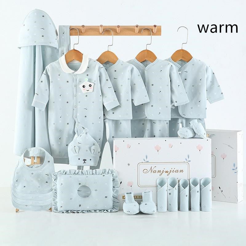 Babykleding Cadeauset – 100% Katoen, Voor Pasgeborenen (16 t/m 24 - delig) - Smart Simple