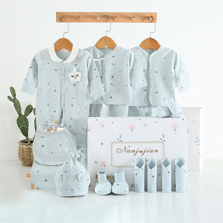 Babykleding Cadeauset – 100% Katoen, Voor Pasgeborenen (16 t/m 24 - delig) - Smart Simple