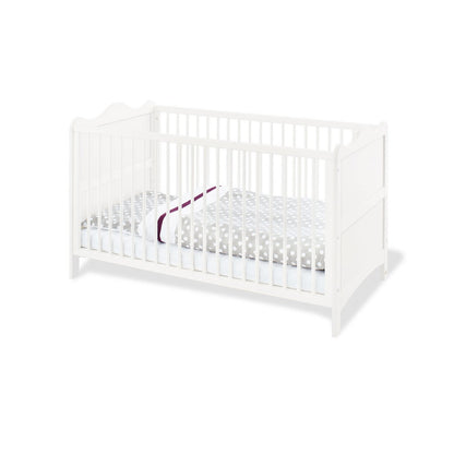 Kwekerij 'Florentina' extra breed 3 delen: ledikant, extra brede commode, 2 - deurs kledingkast - Smart Simple