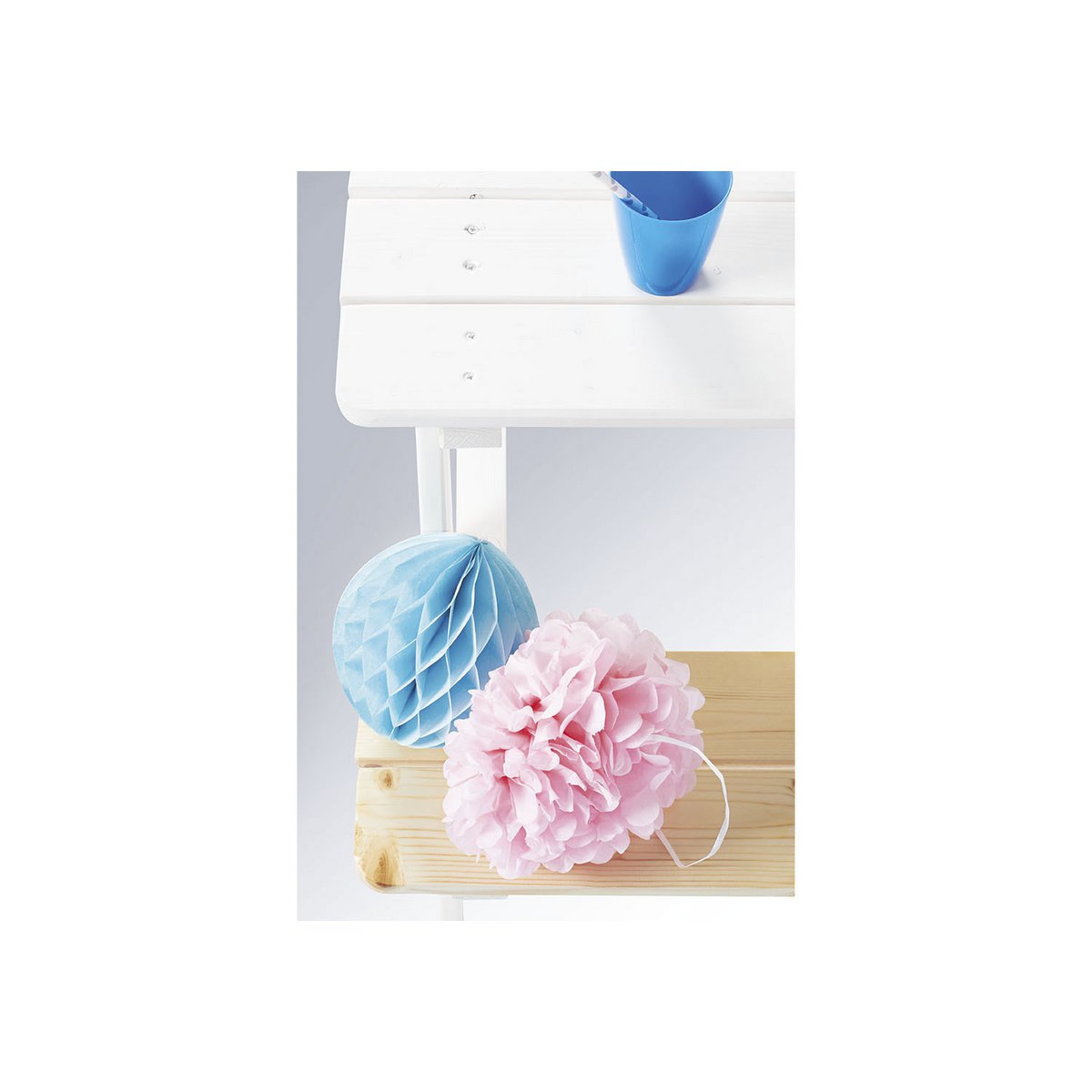 Kinderpicknickbank 'Nicki für 4', wit - Smart Simple