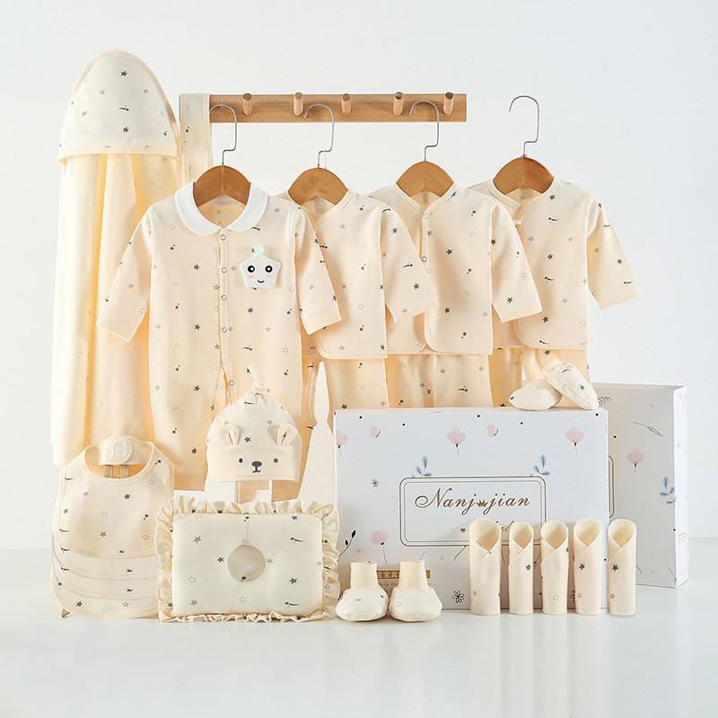 Babykleding Cadeauset – 100% Katoen, Voor Pasgeborenen (16 t/m 24 - delig) - Smart Simple