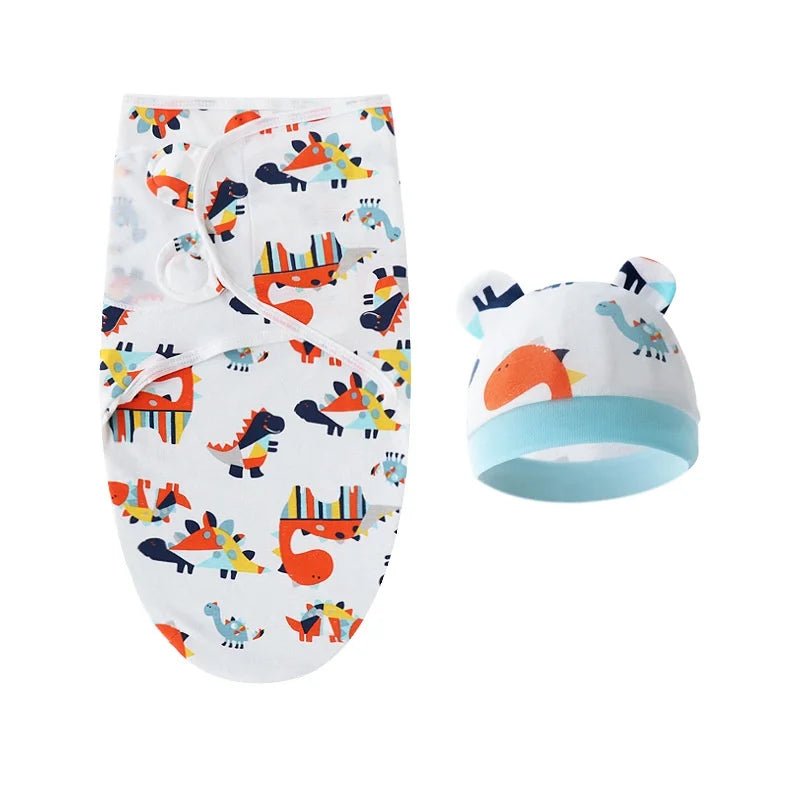 Cozy Infant Sleep Sack with Cute Animal Design - Adjustable Tightness, Soft Blanket, Cotton Material - Smart Simple