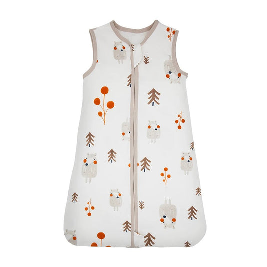 Baby Sleeping Bag Summer Thin Baby Sleepsack Kids Sleepwear Anti - Kick Blanket 3 - 18Months Stars Sky Cartoon Print 100% Cotton - Smart Simple