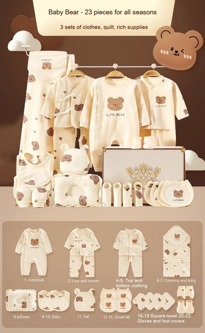 Newborn Cadeauset – 100% Katoen Babykleding voor Geboorte of Kraambezoek - Smart Simple