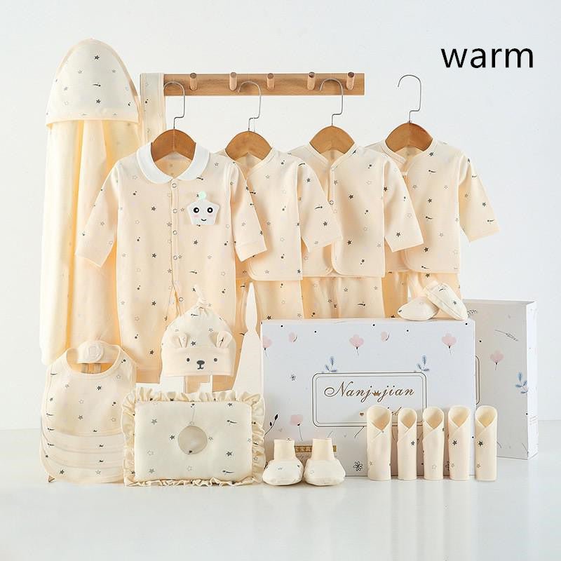 Babykleding Cadeauset – 100% Katoen, Voor Pasgeborenen (16 t/m 24 - delig) - Smart Simple