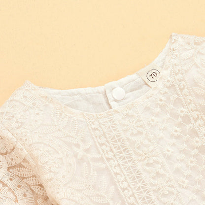 Kanten Baby Jumpsuit – Elegante Romper met Kantdetails