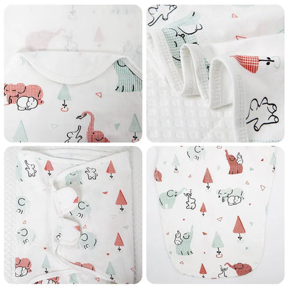 Newborn Zomerslaapzak Katoen – Dun Swaddle 0–6M (0.5 TOG)