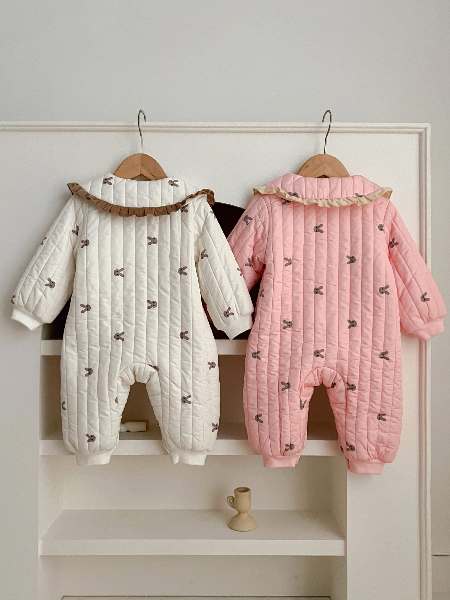 Winter Romper voor Baby’s – Gewatteerd & Schattig met Strikje - Smart Simple