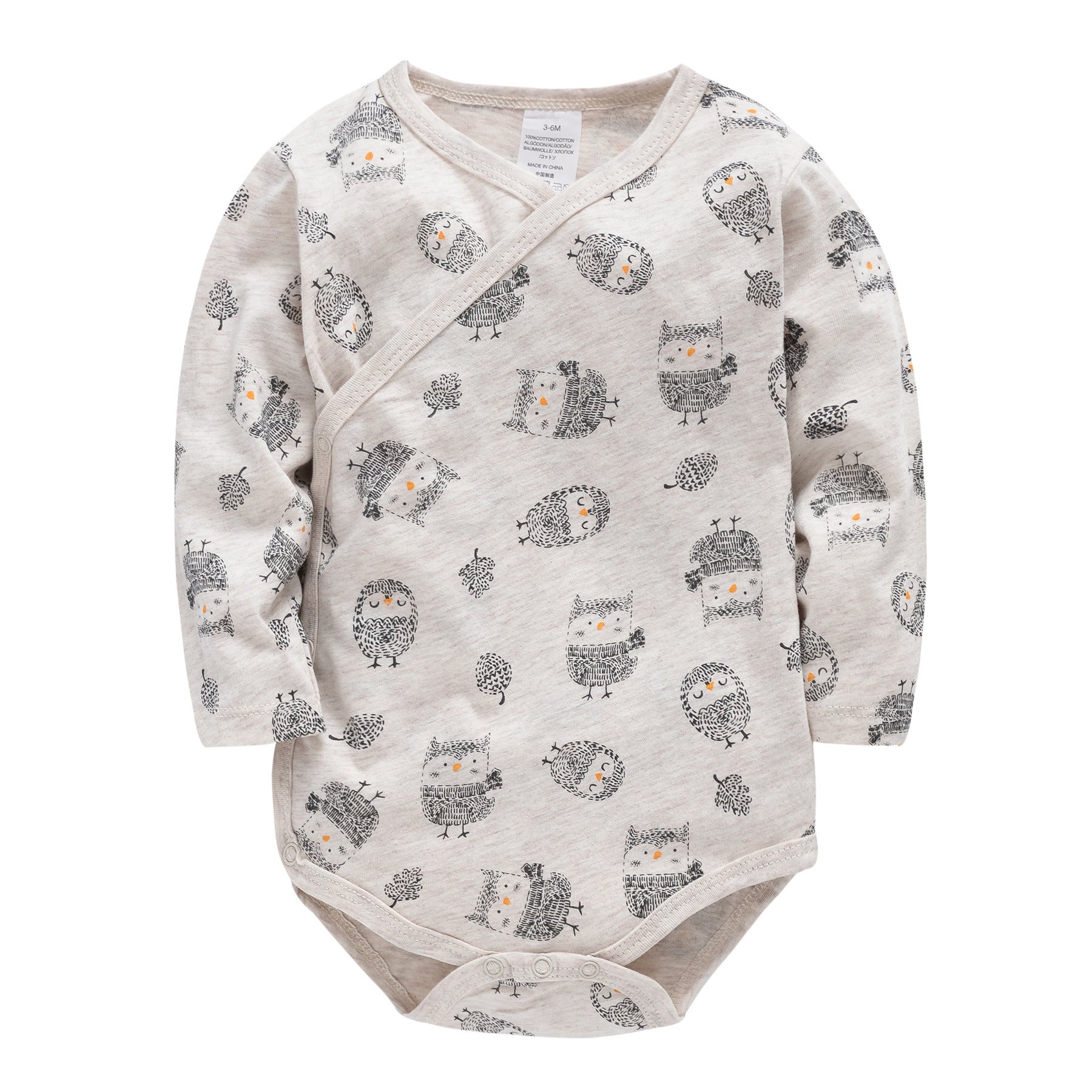 Katoenen Baby Romper met Drukknoopsluiting – Comfortabele Jumpsuit