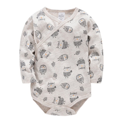 Katoenen Baby Romper met Drukknoopsluiting – Comfortabele Jumpsuit