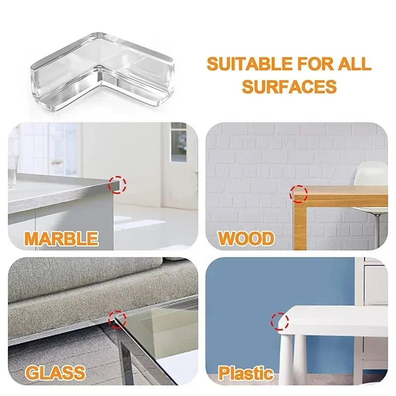 10PCS/4PCS Clear Anti - collision Coffee Table Furniture Corner Protectors Children's Soft Corner Sheathing Living Room Decor - Smart Simple
