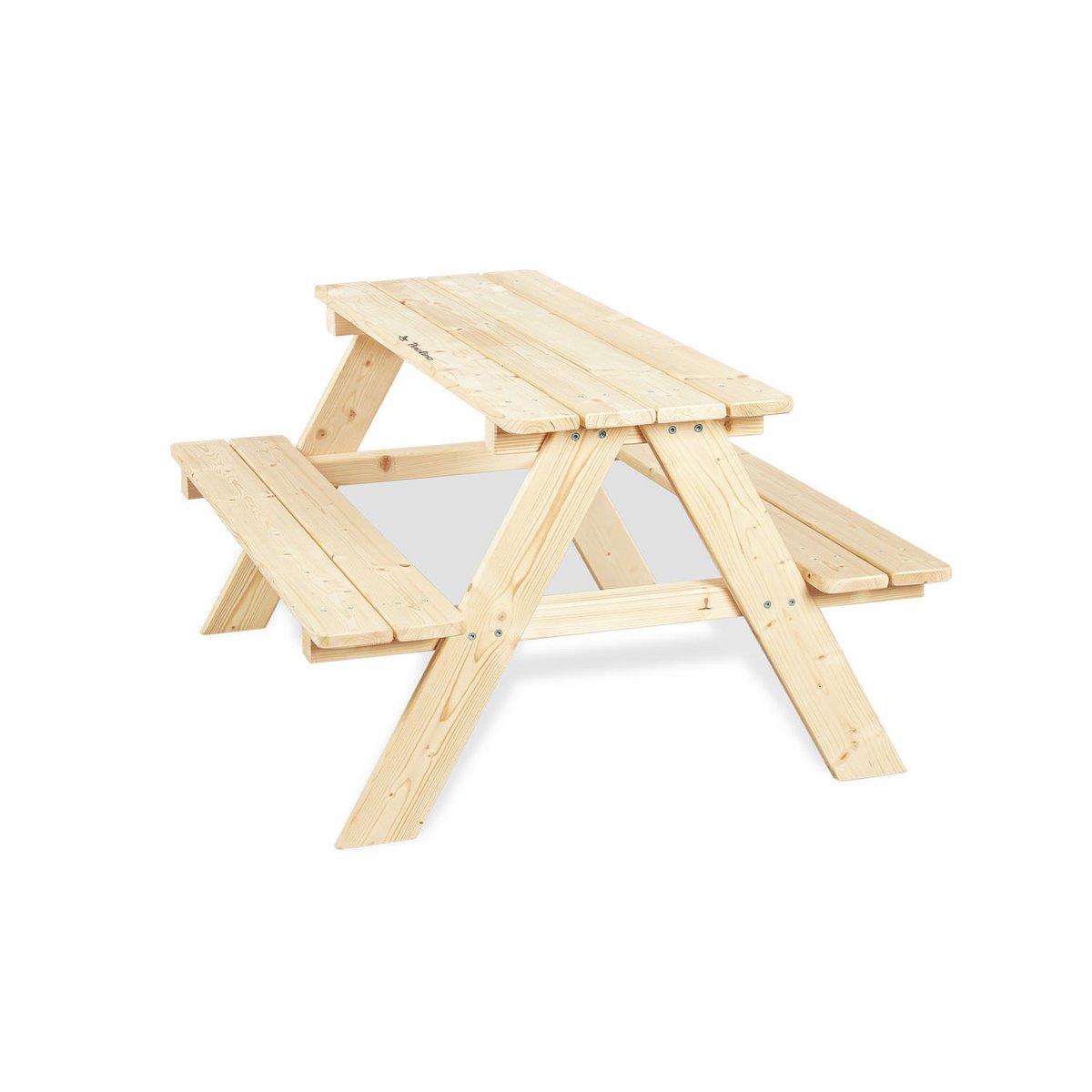 Kinderpicknickbank 'Nicki für 4', naturel - Smart Simple