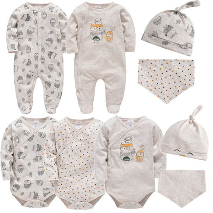 Katoenen Baby Romper met Drukknoopsluiting – Comfortabele Jumpsuit