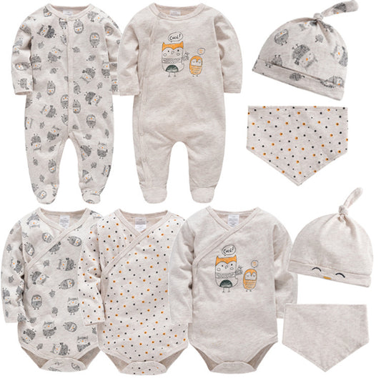 Baby Romper – Katoenen Jumpsuit met Drukknoopsluiting