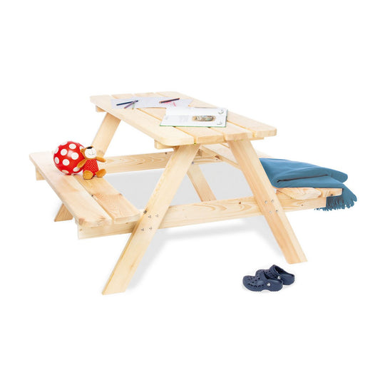 Kinderpicknickbank 'Nicki für 4 Maxi' naturel - Smart Simple