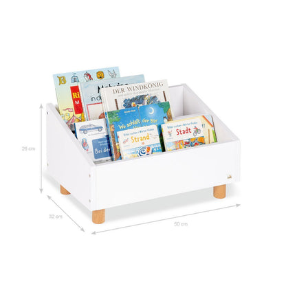 Kinderboekenplank 'Ando', wit - Smart Simple