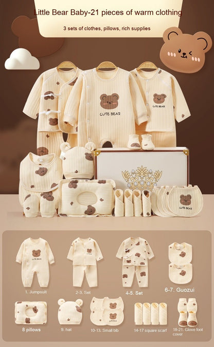 Newborn Cadeauset – 100% Katoen Babykleding voor Geboorte of Kraambezoek - Smart Simple