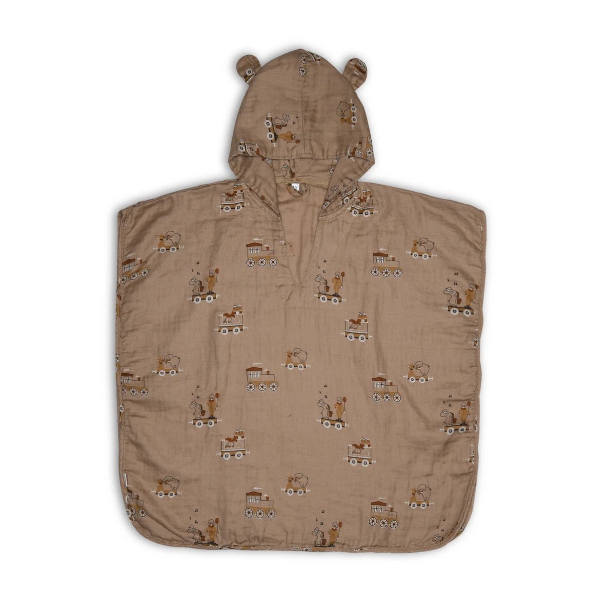 Flor poncho - carnival trein - Smart Simple